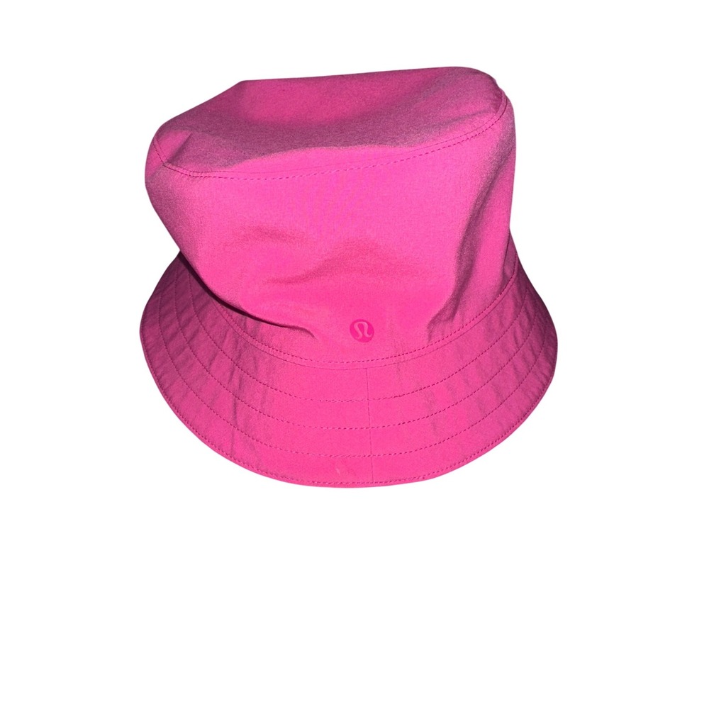 Lululemon‎ Both Ways Pink Psychedelic Reversible Bucket Hat Medium Large